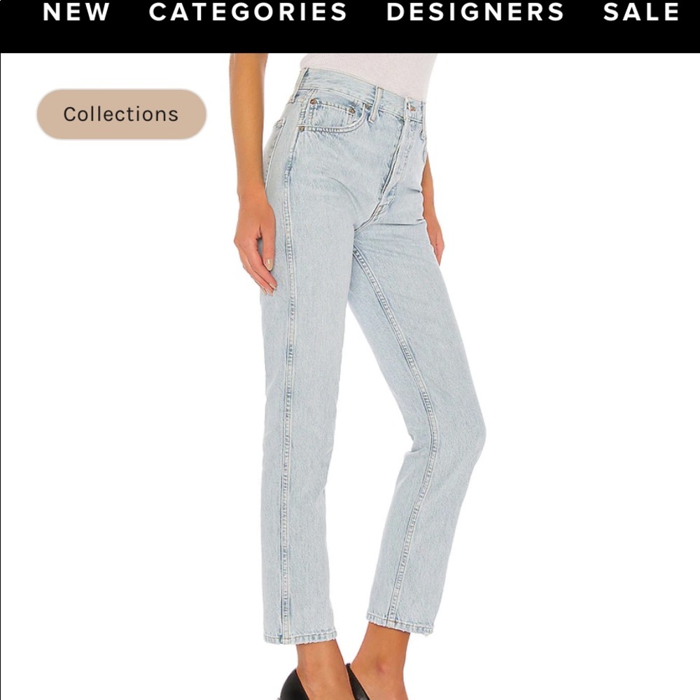 Re/Done light denim size 28